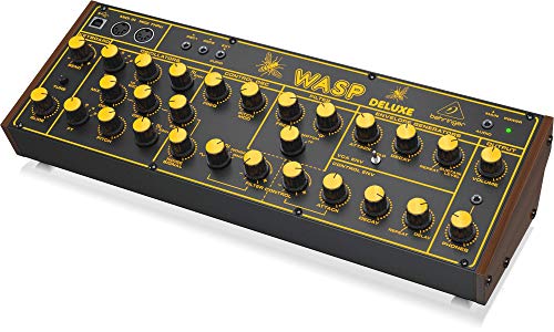 Behringer Wasp Deluxe Legendärer analoger Synthesizer mit Dual OSCs, Multi-Mode VCF, 16-stimmiger Poly Chain und Eurorack-Format von Behringer