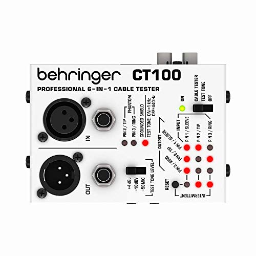 Best Price Square BEHRINGER Cable Tester CT100 by BEHRINGER von Behringer
