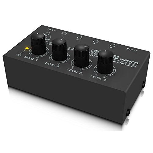 Best Price Square Headphone Amplifier, 4 CH Stereo HA400 by BEHRINGER von Behringer