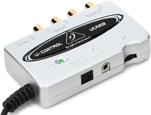 Best Price Square USB Audio Interface, 2 IN / 2 Out UCA202 by BEHRINGER von Behringer