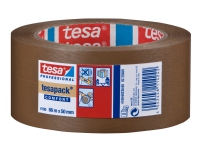 Pakketape Tesa 4100, PVC, 50 mm x 66 m, brun, pakke a 6 ruller von Beiersdorf