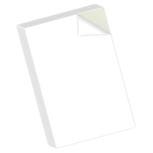 Beimus 1 x wasserdichte reißfeste Etiketten, bedruckbare Aufkleber für Zuhause, Büro und Aufbewahrungsbox, 10,2 x 15,2 cm, 100 Stück/Packung von Beimus