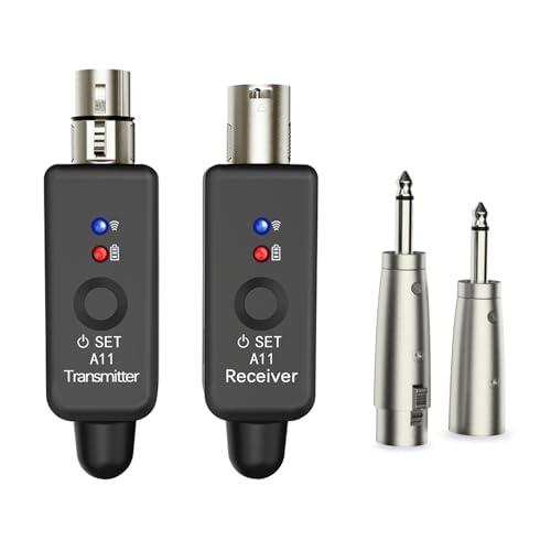 Beimus 2,4 GHz kabellose Mikrofonsysteme Mic Converters Wireless Mikrofon Transmitter Receiver für Live von Beimus