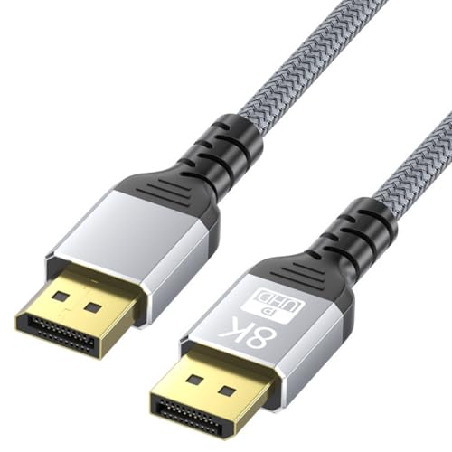 Beimus 8K DisplayPort Cable DP1.4 Video Cable Unterstützer 60Hz Refreshes Rate 32.4Gbps Bandwidth für High End Gaming Beimus 8K DisplayPort Cable DP1.4 Video Cable Unterstützer 60Hz Refreshes Rate 32.4Gbps Bandwidth für High End Gaming von Beimus
