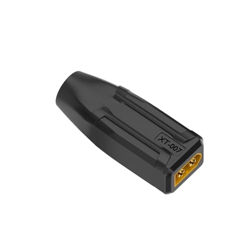 Beimus Adapter 60 auf DC5525, 60 auf DC5521 mm, männlich, weiblich, Adapter, 60 auf EC5-Stecker, für Drohnen, Laptops von Beimus