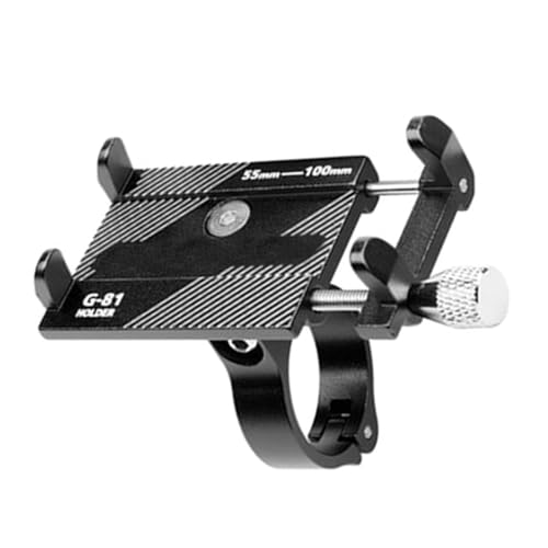Beimus Fahrradlenker-Handyhalterung, Clip, Aluminiumlegierung, Lenker, Handyklemmen, rutschfest, für Berge, Roller, Schmutz von Beimus