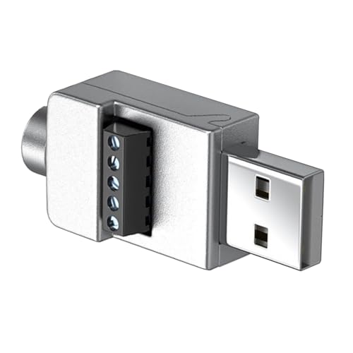 Beimus Lötfreie USB-Stecker, USB 2.0, Schraubklemmen, Blockadapter, Konverter, USB 2.0 Stecker-Adapter Beimus Lötfreie USB-Stecker, USB 2.0, Schraubklemmen, Blockadapter, Konverter, USB 2.0 Stecker-Adapter von Beimus