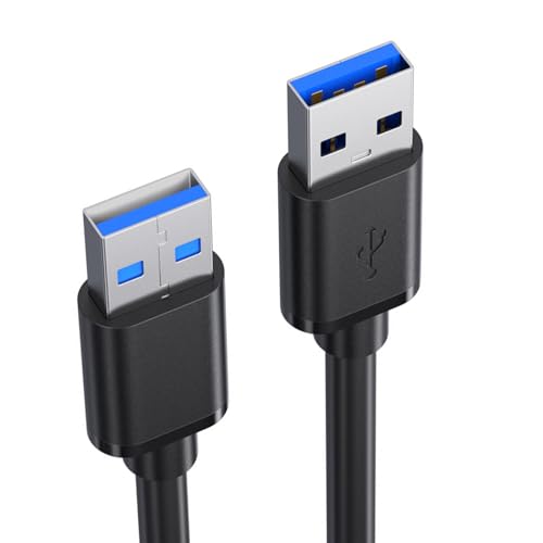 Beimus USB 3.0 Stecker auf Stecker, USB A auf USB A, Hochgeschwindigkeits-Datenkabel für schnelle Datenübertragung und Aufladen für Festplatten Beimus USB 3.0 Stecker auf Stecker, USB A auf USB A, Hochgeschwindigkeits-Datenkabel für schnelle Datenübertragung und Aufladen für Festplatten von Beimus