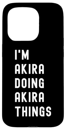 Ich bin Akira, der Akira-Dinge tut Hülle für iPhone 15 Pro Ich bin Akira, der Akira-Dinge tut Hülle für iPhone 15 Pro von Being Akira Birthday Name Funny