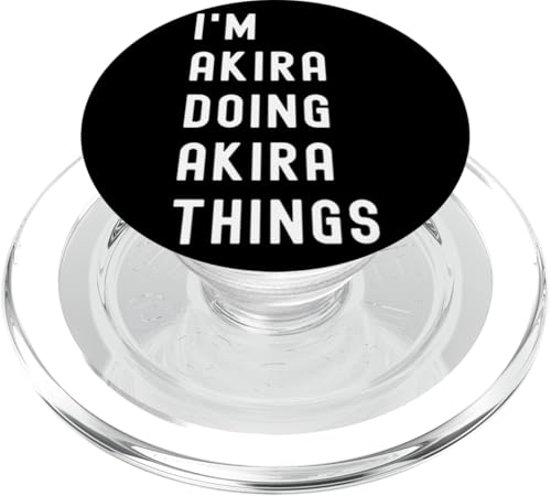 Ich bin Akira, der Akira-Dinge tut PopSockets PopGrip für MagSafe Ich bin Akira, der Akira-Dinge tut PopSockets PopGrip für MagSafe von Being Akira Birthday Name Funny
