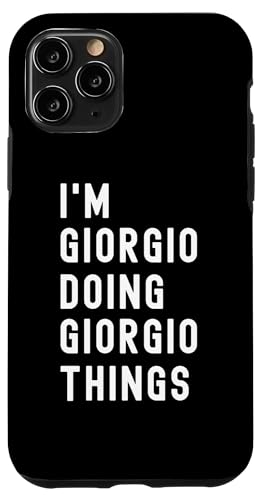 Ich bin Giorgio, der Giorgio-Dinge tut Hülle für iPhone 11 Pro Ich bin Giorgio, der Giorgio-Dinge tut Hülle für iPhone 11 Pro von Being Giorgio Birthday Name Funny
