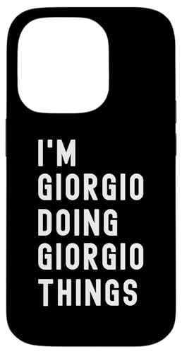 Ich bin Giorgio, der Giorgio-Dinge tut Hülle für iPhone 14 Pro Ich bin Giorgio, der Giorgio-Dinge tut Hülle für iPhone 14 Pro von Being Giorgio Birthday Name Funny