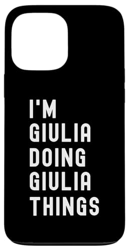 Ich bin Giulia, der Giulia-Dinge tut Hülle für iPhone 13 Pro Max Ich bin Giulia, der Giulia-Dinge tut Hülle für iPhone 13 Pro Max von Being Giulia Birthday Name Funny
