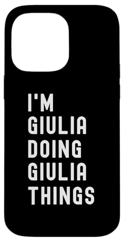 Ich bin Giulia, der Giulia-Dinge tut Hülle für iPhone 14 Pro Max Ich bin Giulia, der Giulia-Dinge tut Hülle für iPhone 14 Pro Max von Being Giulia Birthday Name Funny