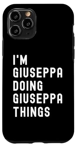 Ich bin Giuseppa, der Giuseppa-Dinge tut Hülle für iPhone 11 Pro Ich bin Giuseppa, der Giuseppa-Dinge tut Hülle für iPhone 11 Pro von Being Giuseppa Birthday Name Funny