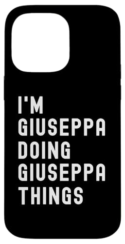 Ich bin Giuseppa, der Giuseppa-Dinge tut Hülle für iPhone 14 Pro Max Ich bin Giuseppa, der Giuseppa-Dinge tut Hülle für iPhone 14 Pro Max von Being Giuseppa Birthday Name Funny