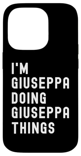 Ich bin Giuseppa, der Giuseppa-Dinge tut Hülle für iPhone 14 Pro Ich bin Giuseppa, der Giuseppa-Dinge tut Hülle für iPhone 14 Pro von Being Giuseppa Birthday Name Funny