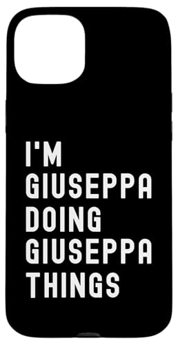 Ich bin Giuseppa, der Giuseppa-Dinge tut Hülle für iPhone 15 Plus Ich bin Giuseppa, der Giuseppa-Dinge tut Hülle für iPhone 15 Plus von Being Giuseppa Birthday Name Funny