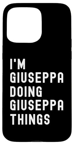 Ich bin Giuseppa, der Giuseppa-Dinge tut Hülle für iPhone 15 Pro Max Ich bin Giuseppa, der Giuseppa-Dinge tut Hülle für iPhone 15 Pro Max von Being Giuseppa Birthday Name Funny