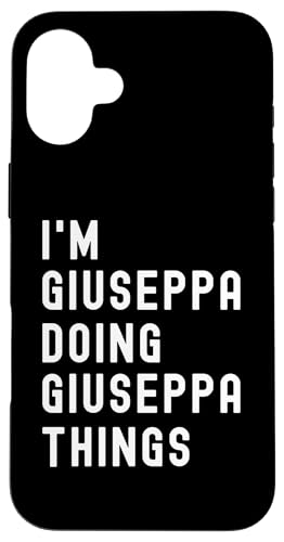 Ich bin Giuseppa, der Giuseppa-Dinge tut Hülle für iPhone 16 Plus Ich bin Giuseppa, der Giuseppa-Dinge tut Hülle für iPhone 16 Plus von Being Giuseppa Birthday Name Funny