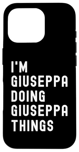 Ich bin Giuseppa, der Giuseppa-Dinge tut Hülle für iPhone 16 Pro Ich bin Giuseppa, der Giuseppa-Dinge tut Hülle für iPhone 16 Pro von Being Giuseppa Birthday Name Funny