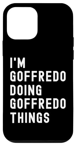 Ich bin Goffredo, der Goffredo-Dinge tut Hülle für iPhone 12 mini Ich bin Goffredo, der Goffredo-Dinge tut Hülle für iPhone 12 mini von Being Goffredo Birthday Name Funny