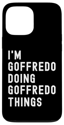 Ich bin Goffredo, der Goffredo-Dinge tut Hülle für iPhone 13 Pro Max Ich bin Goffredo, der Goffredo-Dinge tut Hülle für iPhone 13 Pro Max von Being Goffredo Birthday Name Funny