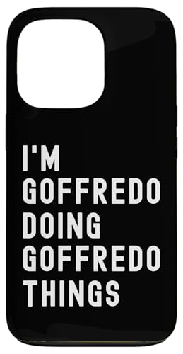 Ich bin Goffredo, der Goffredo-Dinge tut Hülle für iPhone 13 Pro Ich bin Goffredo, der Goffredo-Dinge tut Hülle für iPhone 13 Pro von Being Goffredo Birthday Name Funny