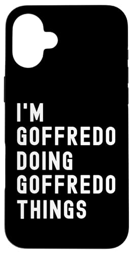 Ich bin Goffredo, der Goffredo-Dinge tut Hülle für iPhone 16 Plus Ich bin Goffredo, der Goffredo-Dinge tut Hülle für iPhone 16 Plus von Being Goffredo Birthday Name Funny