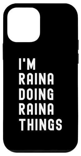 Ich bin Raina, der Raina-Dinge tut Hülle für iPhone 12 mini Ich bin Raina, der Raina-Dinge tut Hülle für iPhone 12 mini von Being Raina Birthday Name Funny