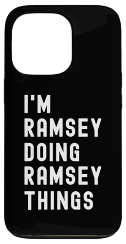 Ich bin Ramsey, der Ramsey-Dinge tut Hülle für iPhone 13 Pro Ich bin Ramsey, der Ramsey-Dinge tut Hülle für iPhone 13 Pro von Being Ramsey Birthday Name Funny