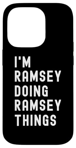 Ich bin Ramsey, der Ramsey-Dinge tut Hülle für iPhone 14 Pro Ich bin Ramsey, der Ramsey-Dinge tut Hülle für iPhone 14 Pro von Being Ramsey Birthday Name Funny