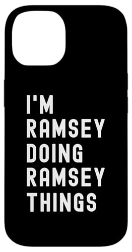 Ich bin Ramsey, der Ramsey-Dinge tut Hülle für iPhone 14 Ich bin Ramsey, der Ramsey-Dinge tut Hülle für iPhone 14 von Being Ramsey Birthday Name Funny