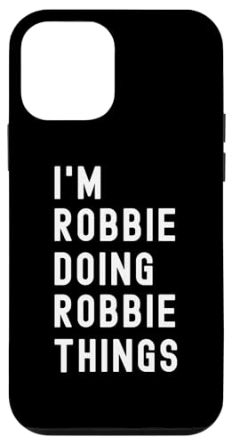 Ich bin Robbie, der Robbie-Dinge tut Hülle für iPhone 12 mini Ich bin Robbie, der Robbie-Dinge tut Hülle für iPhone 12 mini von Being Robbie Birthday Name Funny