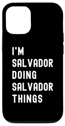 Ich bin Salvador, der Salvador-Dinge tut Hülle für iPhone 12/12 Pro Ich bin Salvador, der Salvador-Dinge tut Hülle für iPhone 12/12 Pro von Being Salvador Birthday Name Funny