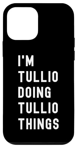 Ich bin Tullio, der Tullio-Dinge tut Hülle für iPhone 12 mini von Being Tullio Birthday Name Funny