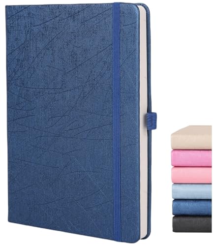 Beinushor Dotted Journal A5, Dot Journal mit Premium 120GSM Dickem Papier für Hardcover Dotted Notizbuch Veganes Leder, Stifthalter, Innentasche, 160 Dot Pages Dot Grid Journal Notebook von Beinushor