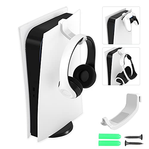 BeisDirect 1 x Kopfhörer-Ständer für PS5-Konsole, Rutschfester Gaming-Headset-Aufhänger für PS5-Kopfhörer-Halterung, Kopfhörer-Haken für PS5-Headset-Zubehör von BeisDirect
