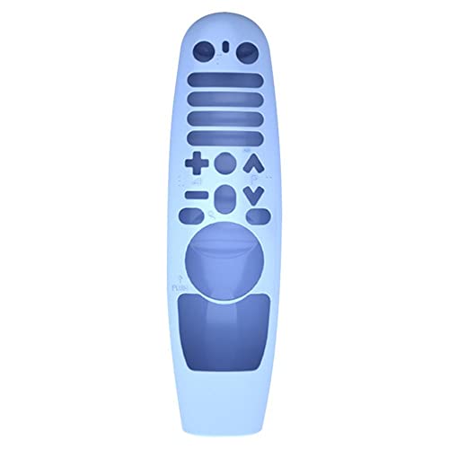 BeisDirect Fernbedienungshülle, leuchtende Silikon Schutzhülle weiche Schutzhülle für LG Smart TV Fernbedienung AN-MR600/AN-MR650/AN-MR18BA/AN-MR19BA (Blau Leuchtend) von BeisDirect