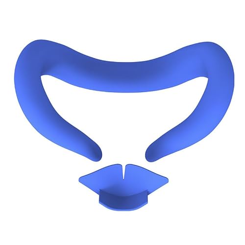 BeisDirect Gesichtsabdeckungspad & abnehmbarer Nasenschutz für Meta Quest 3 VR Headset Ersatz Face Pad Kissen Gesichtsabdeckung Gesichtsschnittstelle für Quest 3 VR Zubehör (blau) von BeisDirect