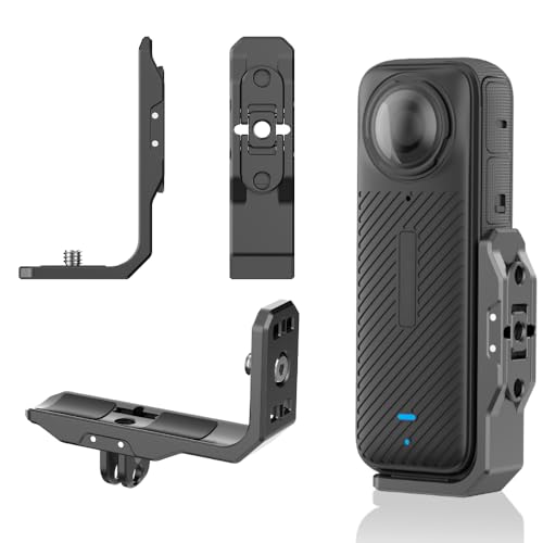 BeisDirect Horizontale Halterung für Insta360 X4 Aluminiumlegierung, Schießen, fester Clip, Zubehör von BeisDirect