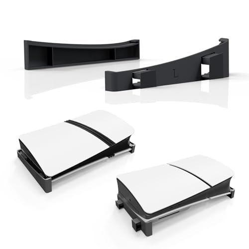BeisDirect Horizontaler Ständer für Sony PS5 Pro/PS5 Slim, Basis Ständer mit Anti-Rutsch-Mads (schwarz) von BeisDirect
