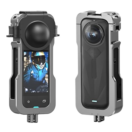 BeisDirect Kaninchenkäfig Aluminium-Schutzhülle für Insta360 X5, multifunktionaler Metallrahmen, Käfig-Erweiterungsadapter, Halterung mit Objektivabdeckung für Insta360 X5 Action-Kamera-Zubehör BeisDirect Kaninchenkäfig Aluminium-Schutzhülle für Insta360 X5, multifunktionaler Metallrahmen, Käfig-Erweiterungsadapter, Halterung mit Objektivabdeckung für Insta360 X5 Action-Kamera-Zubehör von BeisDirect