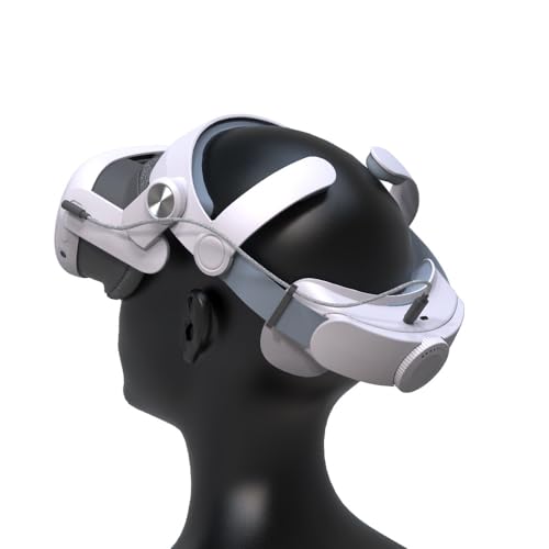 BeisDirect Kopfband mit Akku für Meta Quest 3, 5000 mAh Powerbank, verlängert die Spielzeit, Ersatz-Elite-Gurt, verbesserter Komfort, Unterstützung in VR Quest 3 Zubehör von BeisDirect