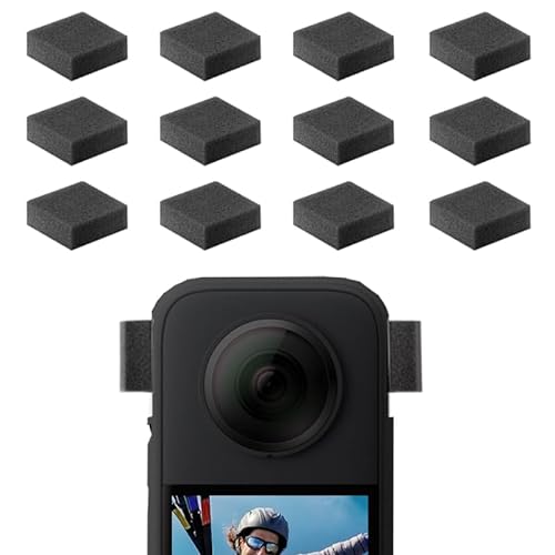 BeisDirect Mikrofon-Windschutz für Insta360 X4 X3 Kamera – Premium-Windgeräuschunterdrückung für knackiges Audio – winddichte Wattepads kompatibel mit X4 X3 Kamera von BeisDirect