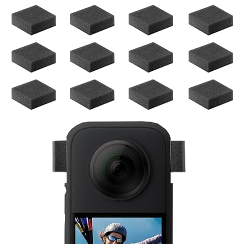 BeisDirect Mikrofon-Windschutz für Insta360 X4 X3 Kamera – Premium-Windgeräuschunterdrückung für knackiges Audio – winddichte Wattepads kompatibel mit X4 X3 Kamera von BeisDirect