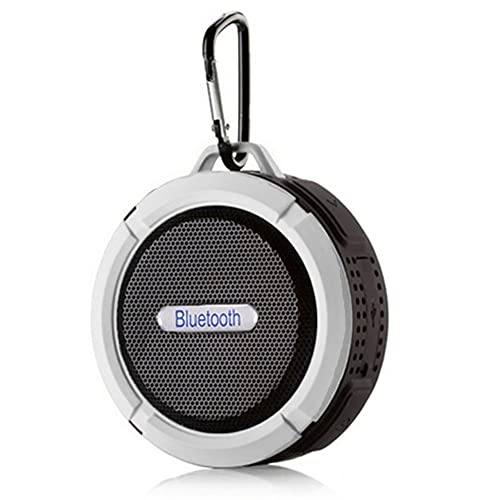 BeisDirect Mini tragbarer Bluetooth-Lautsprecher IP65 wasserdichter drahtloser Lautsprecher mit Freisprecheinrichtung Wiederaufladbarer Lautsprecher für Zuhause Büro Reisen im Freien (Weiß) von BeisDirect