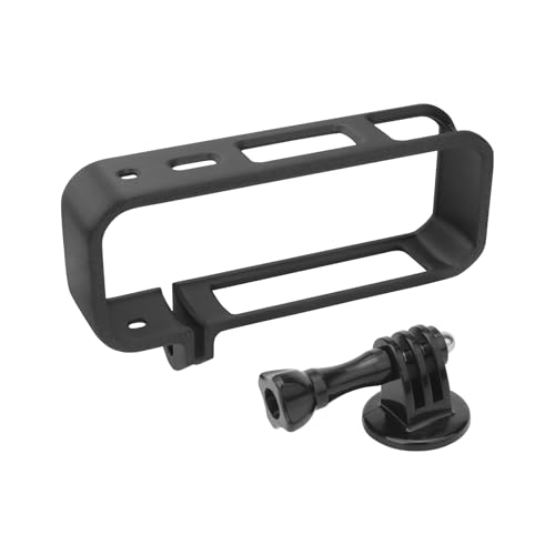 BeisDirect Schutzrahmen Käfig für Insta360 X5 Lünette Schutzhülle Gehäuse Rahmen Abdeckung Schale mit 1/4 Gewindeloch Dual Cold Shoe Mount für Insta360 X5 Kamera (Schwarz Horizontal) von BeisDirect
