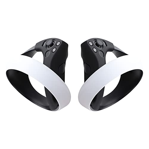 BeisDirect Silikon Controller Grip Cover Kompatibel mit PSVR2 Controller Griff Silikon Abdeckung für PlayStation VR2 Zubehör Anti-Rutsch-Schutzhülle (Schwarz) von BeisDirect