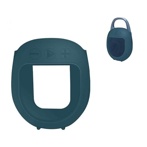 BeisDirect Silikon-Schutzhülle für JBL CLIP 5 tragbaren Bluetooth-Lautsprecher, sturzsicher, stoßfest, Reise-Tragetasche, weiche Haut für JBL CLIP 5 Lautsprecherzubehör (blau) von BeisDirect